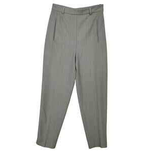 Vintage J'Envie Sport Dressy Pants Size 6 Green Side Zipper Sealed Pockets